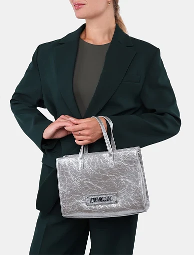 Жіноча сумка тоут Love Moschino з екошкіри - фото 2 - Miraton