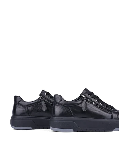 Жіночі кеди Attizzare шкіряні чорні (NH291F-15L-P742) - фото 4 - Miraton