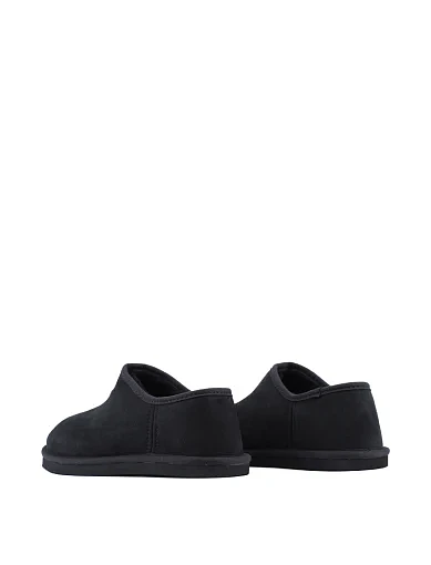 Жіночі уггі MIRATON велюрові чорні з підкладкою з натурального хутра (127149) - фото 4 - Miraton