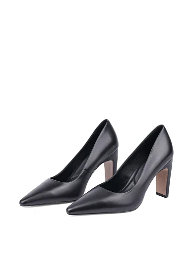 Жіночі туфлі MIRATON шкіряні чорні (TYP1335-8) - фото 3 - Miraton