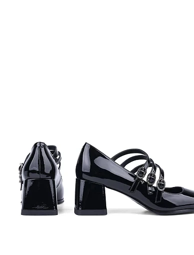 Жіночі туфлі Attizzare лакові чорні (TYP1306-13) - фото 2 - Miraton