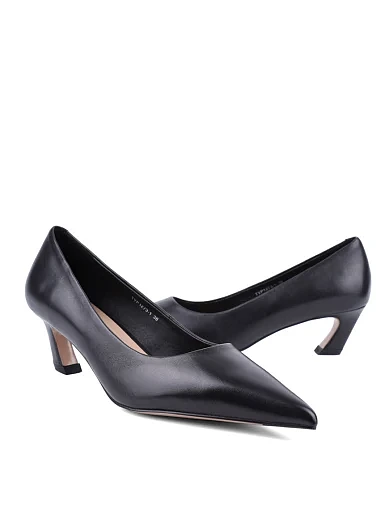 Жіночі туфлі MIRATON шкіряні чорні (TYP1273-1) - фото 2 - Miraton