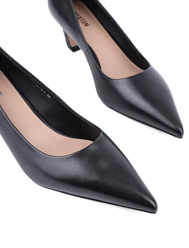 Жіночі туфлі MIRATON шкіряні чорні (TYP1273-1) - фото 5 - Miraton