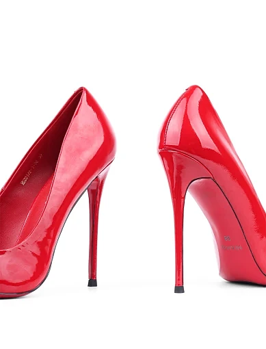 Жіночі туфлі MiaMay лакові червоні (HS23172-1-36 ОЗ-24-25) - фото 2 - Miraton