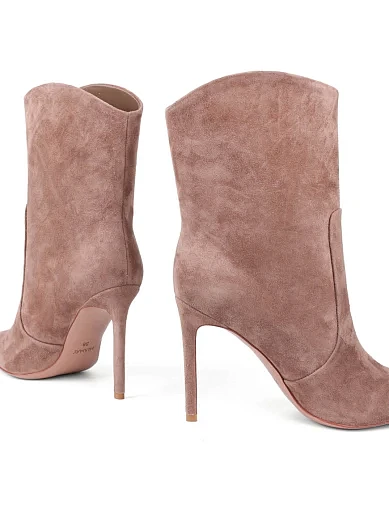 Жіночі черевики MiaMay велюрові бежеві (HS23230K-61-12) - фото 2 - Miraton