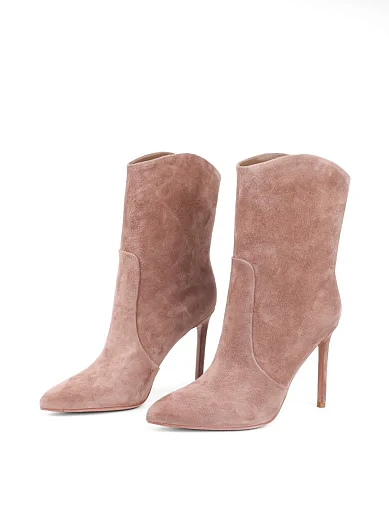 Жіночі черевики MiaMay велюрові бежеві (HS23230K-61-12) - фото 3 - Miraton