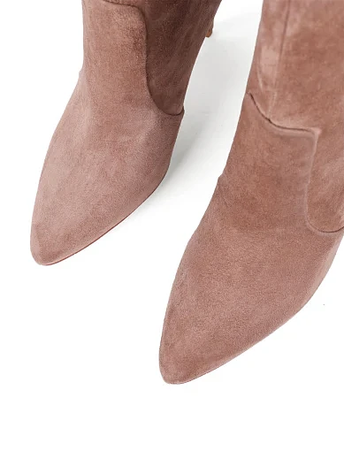 Жіночі черевики MiaMay велюрові бежеві (HS23230K-61-12) - фото 5 - Miraton