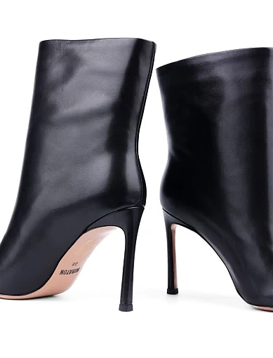 Жіночі черевики MIRATON шкіряні чорні (HS2332K-1-1) - фото 2 - Miraton