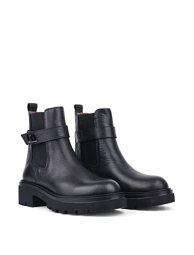 Жіночі черевики Albano шкіряні чорні (2720) - фото 3 - Miraton