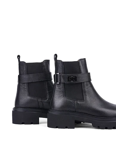 Жіночі черевики Albano шкіряні чорні (2720) - фото 4 - Miraton