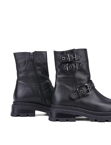 Жіночі черевики Albano шкіряні чорні (2724) - фото 3 - Miraton