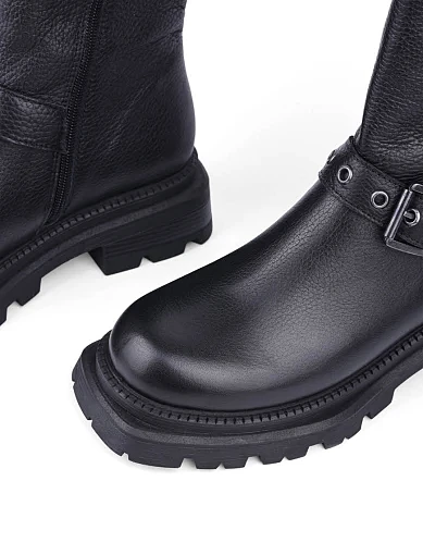 Жіночі черевики Albano шкіряні чорні (2724) - фото 5 - Miraton