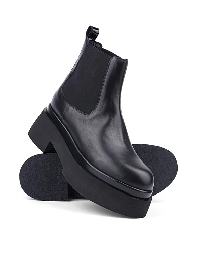 Жіночі черевики Albano шкіряні чорні (2741) - фото 2 - Miraton