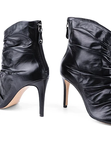 Жіночі черевики VICENZA шкіряні чорні з підкладкою з натуральної шкіри (2170-A) - фото 2 - Miraton