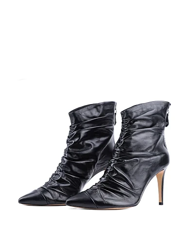 Жіночі черевики VICENZA шкіряні чорні з підкладкою з натуральної шкіри (2170-A) - фото 3 - Miraton