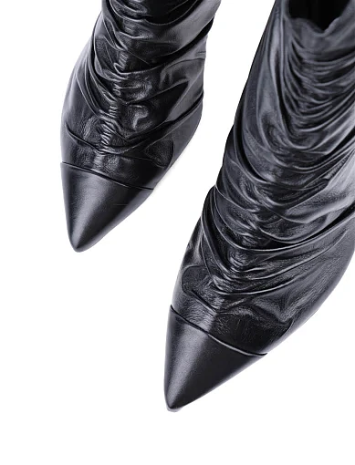 Жіночі черевики VICENZA шкіряні чорні з підкладкою з натуральної шкіри (2170-A) - фото 5 - Miraton