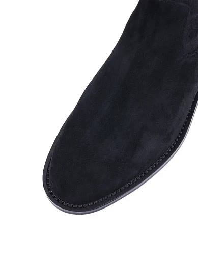 Жіночі ботфорти Attizzare велюрові чорні з підкладкою з байки (368T-2220-C49-P20) - фото 5 - Miraton