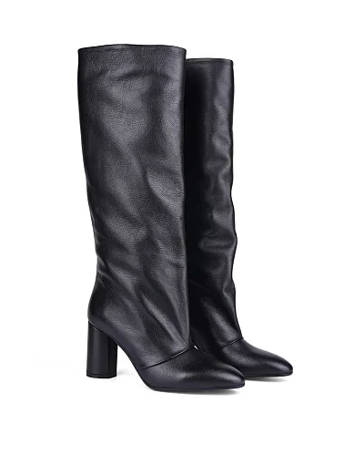 Жіночі чоботи Ma+De 94 шкіряні чорні (GILDA10) - фото 2 - Miraton