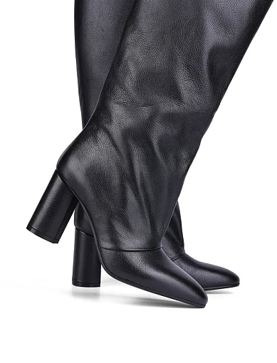 Жіночі чоботи Ma+De 94 шкіряні чорні (GILDA10) - фото 3 - Miraton