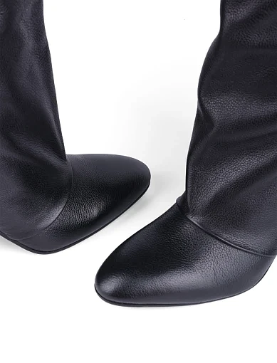 Жіночі чоботи Ma+De 94 шкіряні чорні (GILDA10) - фото 5 - Miraton