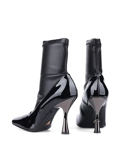 Жіночі черевики Giampaolo Viozzi шкіряні чорні (EO080G) - фото 4 - Miraton