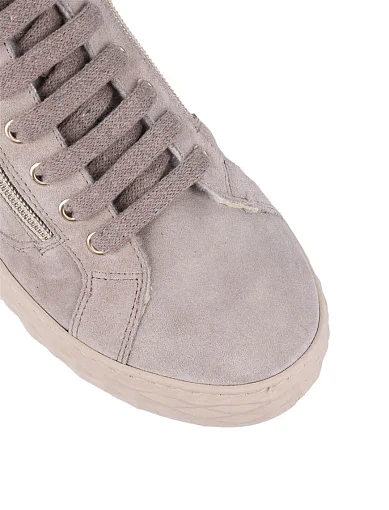 Жіночі черевики Elena замшеві бежеві (25147) - фото 5 - Miraton