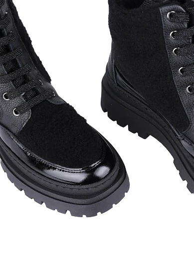 Жіночі черевики Elena лакові чорні (45339) - фото 5 - Miraton