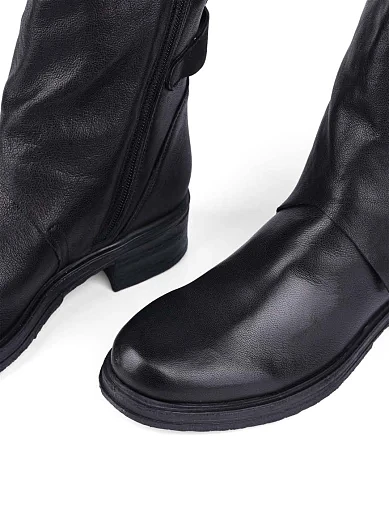 Жіночі черевики MIRATON шкіряні чорні (36003) - фото 5 - Miraton