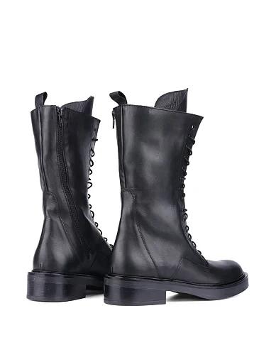 Жіночі черевики MIRATON шкіряні чорні (18733) - фото 4 - Miraton