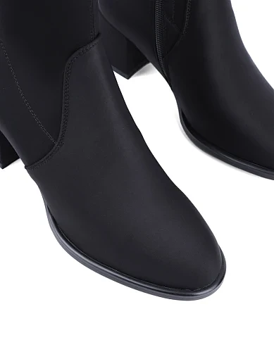 Жіночі ботфорти Attizzare зі штучної шкіри чорні (F742B-F3775) - фото 5 - Miraton