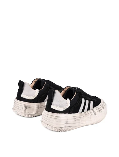 Жіночі кеди Attizzare зі штучної шкіри чорні (1218-1) - фото 4 - Miraton