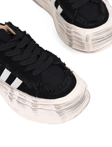 Жіночі кеди Attizzare зі штучної шкіри чорні (1218-1) - фото 5 - Miraton