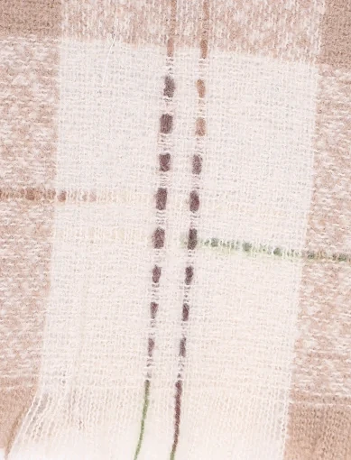 Жіночий шарф MIRATON тканинний молочний - фото 2 - Miraton