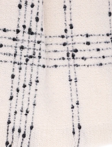 Жіночий шарф MIRATON тканинний молочний - фото 2 - Miraton