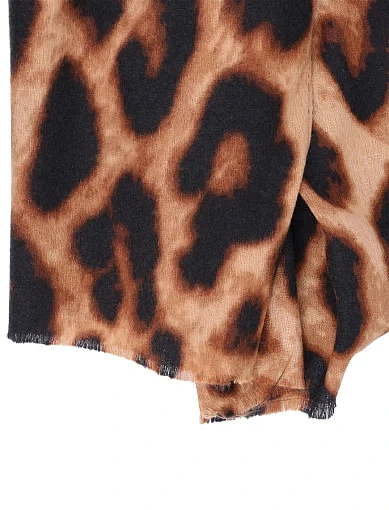 Жіночий шарф MIRATON тканинний леопардовий - фото 2 - Miraton