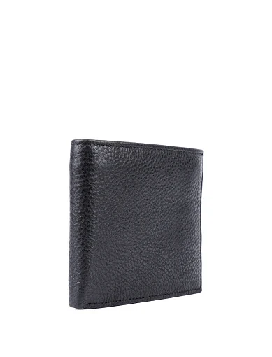 Чоловічий гаманець MIRATON шкіряний чорний (208B) - фото 2 - Miraton