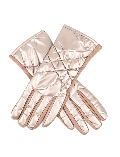 Жіночі рукавички MIRATON тканинні бронзові - фото 2 - Miraton