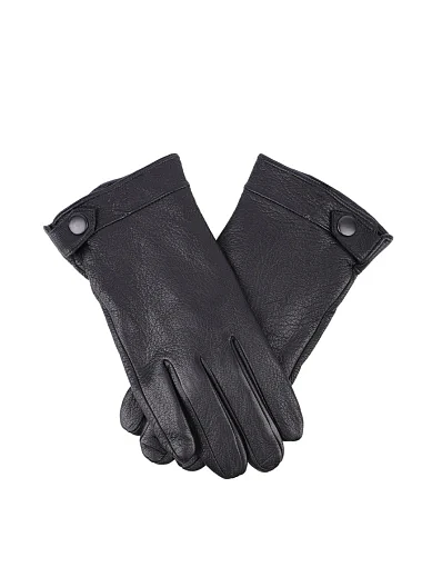 Чоловічі рукавички MIRATON шкіряні чорні (2108 ОЗ-24-25) - фото 2 - Miraton