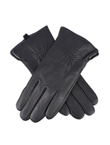 Чоловічі рукавички MIRATON шкіряні чорні (2320) - фото 2 - Miraton