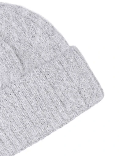 Жіноча шапка MIRATON з ангори сіра - фото 2 - Miraton