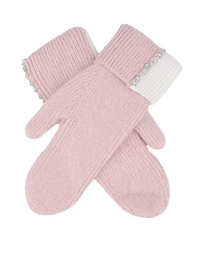 Жіночі рукавички MIRATON з ангори рожеві - фото 2 - Miraton