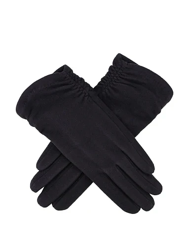 Жіночі рукавички MIRATON тканинні чорні - фото 2 - Miraton