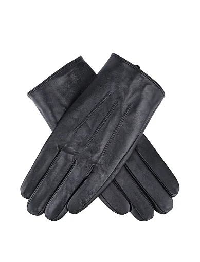 Чоловічі рукавички MIRATON шкіряні чорні (24M12) - фото 2 - Miraton