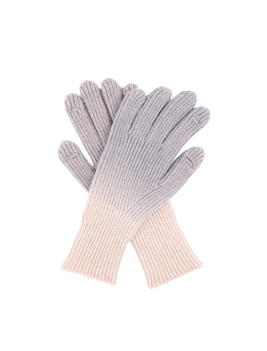 Жіночі рукавички MIRATON з ангори сірі - фото 2 - Miraton