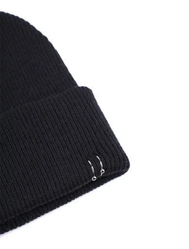 Жіноча шапка MIRATON тканинна чорна - фото 2 - Miraton