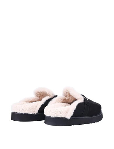 Жіночі сабо Attizzare зі штучної шкіри чорні з підкладкою зі штучної шкіри (24A23-1) - фото 4 - Miraton