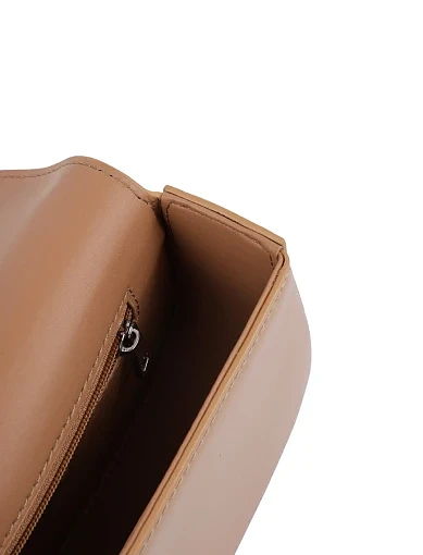 Жіноча сумка кросс-боді MIRATON рожева шкіряна з декоративною застібкою - фото 6 - Miraton