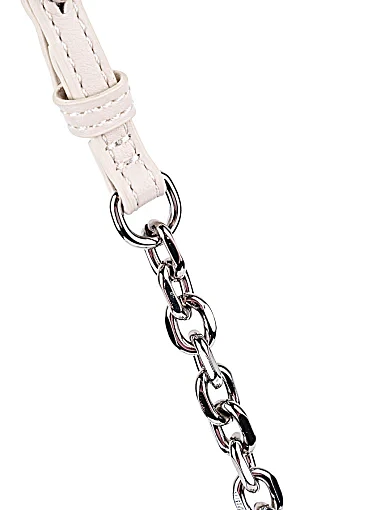 Женская сумка MIRATON кожаная молочного цвета - фото 5 - Miraton