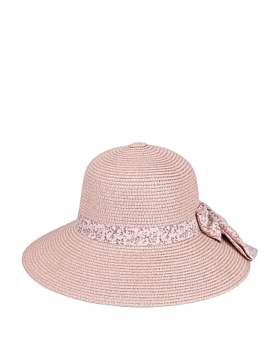 Капелюх із соломи рожевий - фото 2 - Miraton