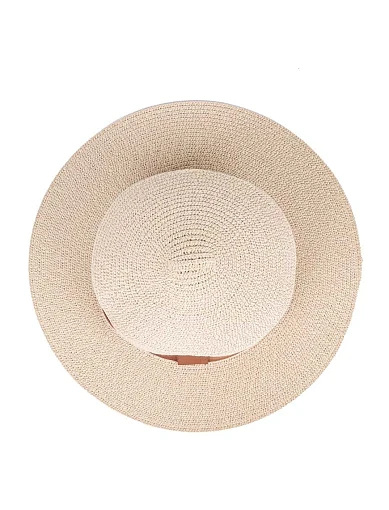 Капелюх із соломи молочного кольору - фото 3 - Miraton